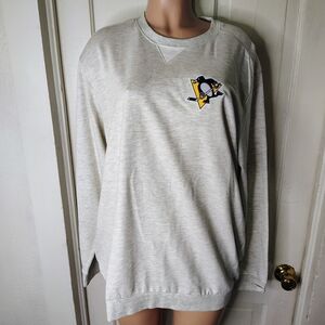 Antigua Light Gray Casual Top